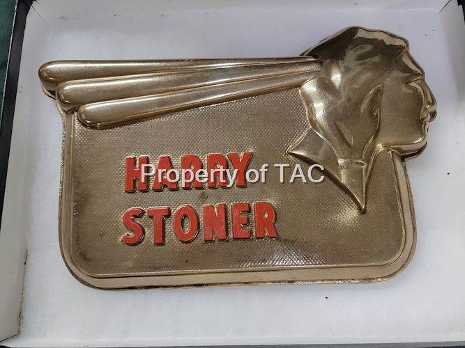 "Harry Stoner" Pontiac Molded Plastic Sign