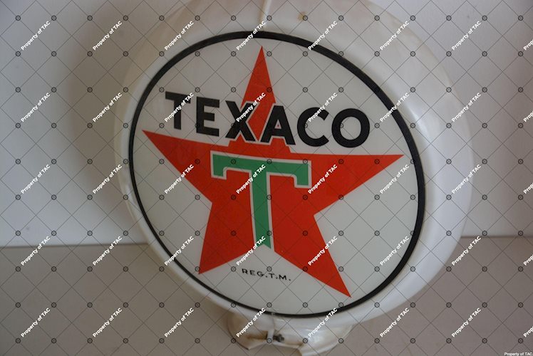 Texaco (white-T) Sky Chief 13.5 inch lenses in new Capco globe body,