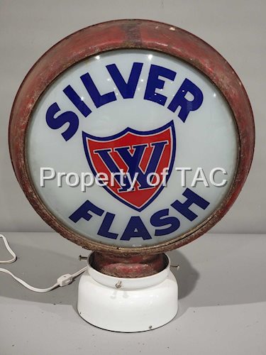 Silver Flash w/W Logo 15" Globe Lens