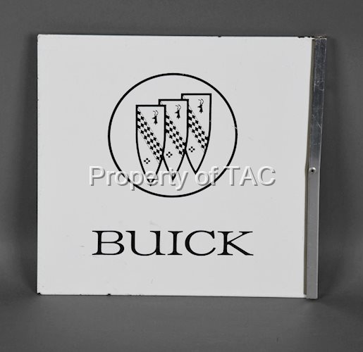 Buick w/Logo Porcelain Flange Sign