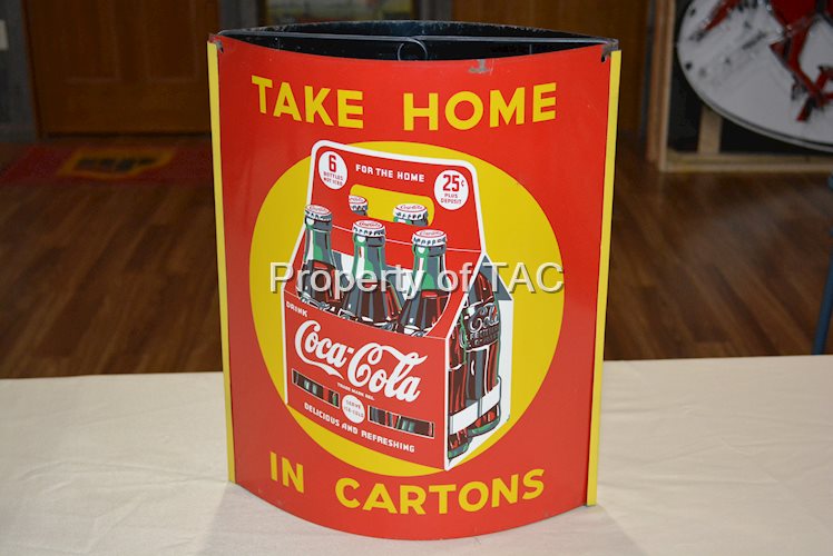 Coca-Cola Take Home in Cartons Metal String Holder