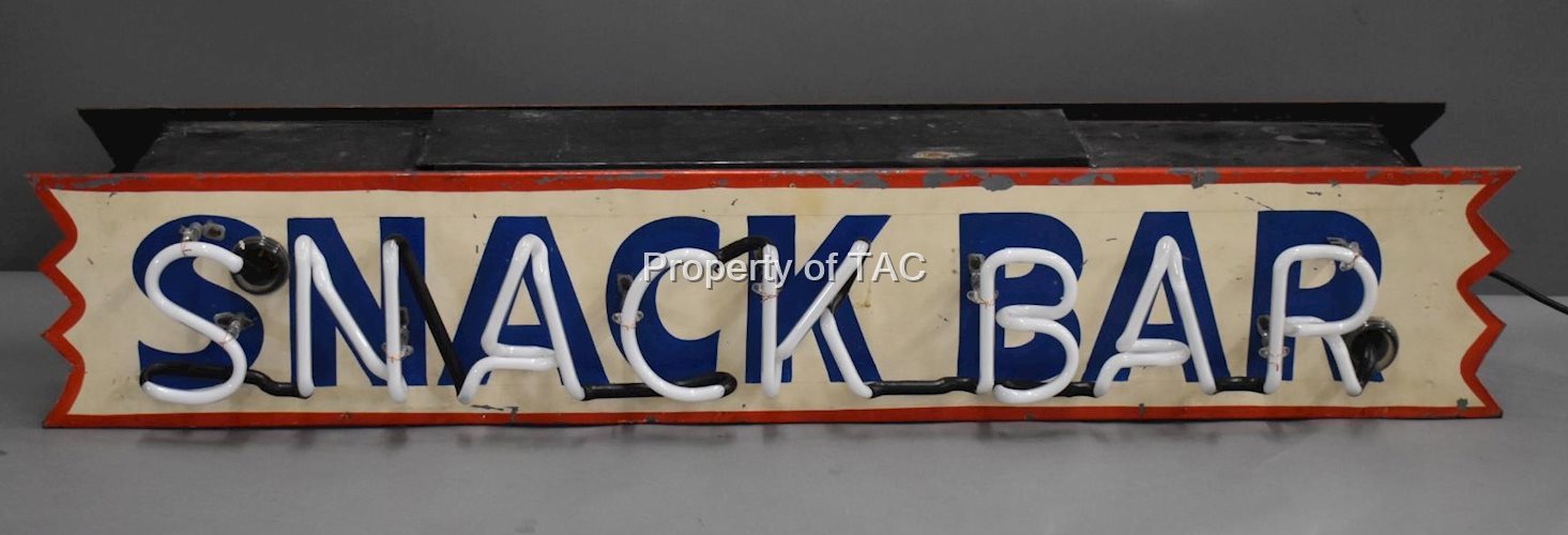 Original Snack Bar Metal Neon Sign