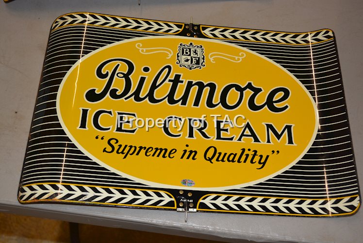 Biltmore Ice Cream Spinner Metal Sign