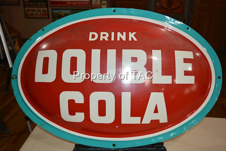 Drink Double Cola Metal Sign