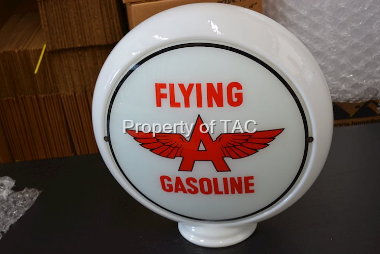 Flying A Gasoline w/Logo 13.5" Single Globe Lens