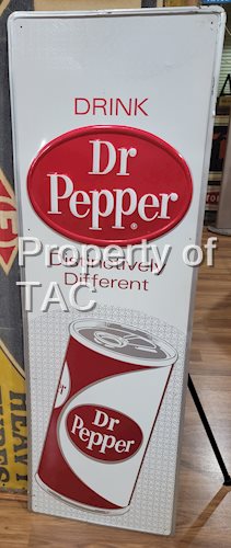 Drink Dr. Pepper w/Can Logo Metal Sign