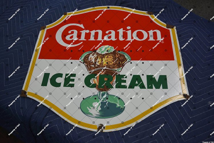 Carnation Ice Cream sign