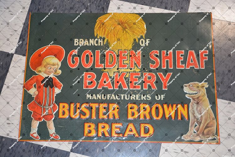 Buster Brown Bread sign