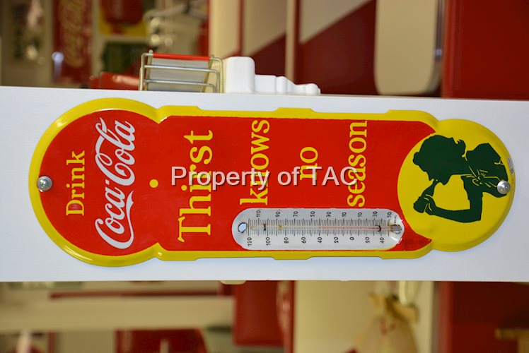 Drink Coca-Cola "Thirst knows no season" thermometer