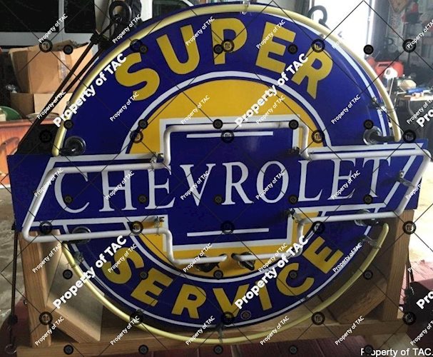 Chevrolet Super Service SSP Neon Sign Skin