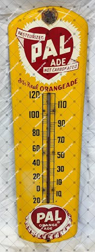 PAL Orange Ade Tin Thermometer