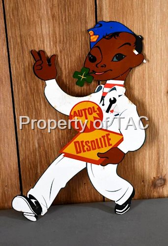 Autol Desolite Metal Sign