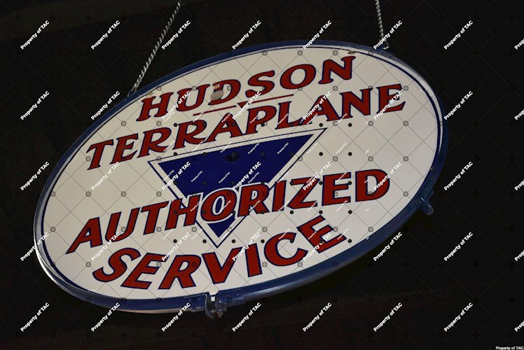 Hudson Terraplane Authorized Service sign