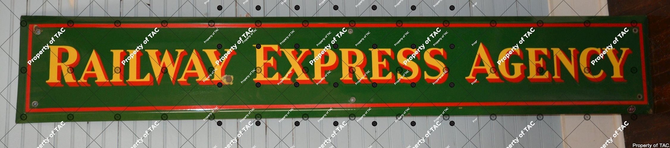 Railway Express Agency sign