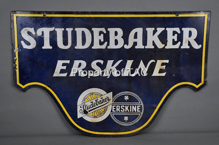 Studebaker Erskine Service w/Both Logos Porcelain Sign