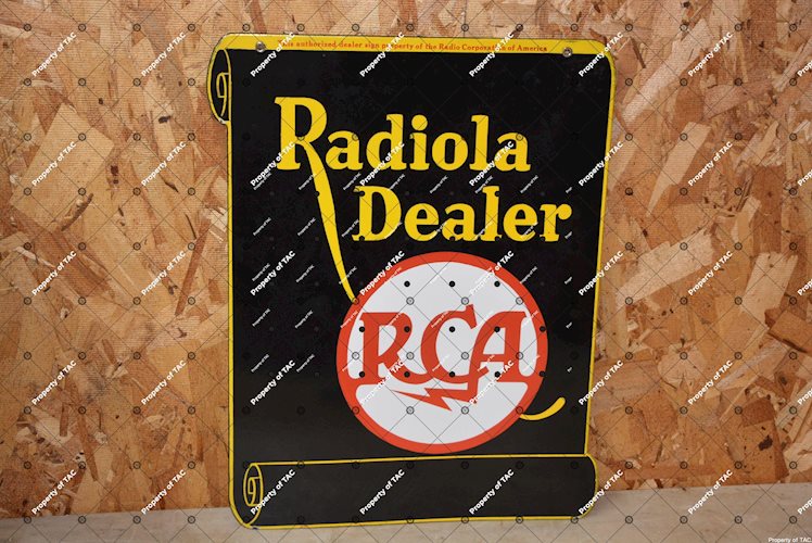 RCA Radiola Dealer Radio Sign