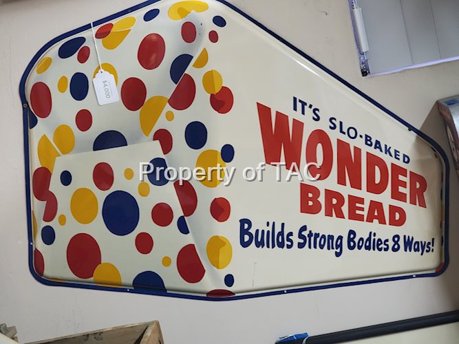 Wonder Bread "Build Strong Bodies 8 Ways" Metal Sign