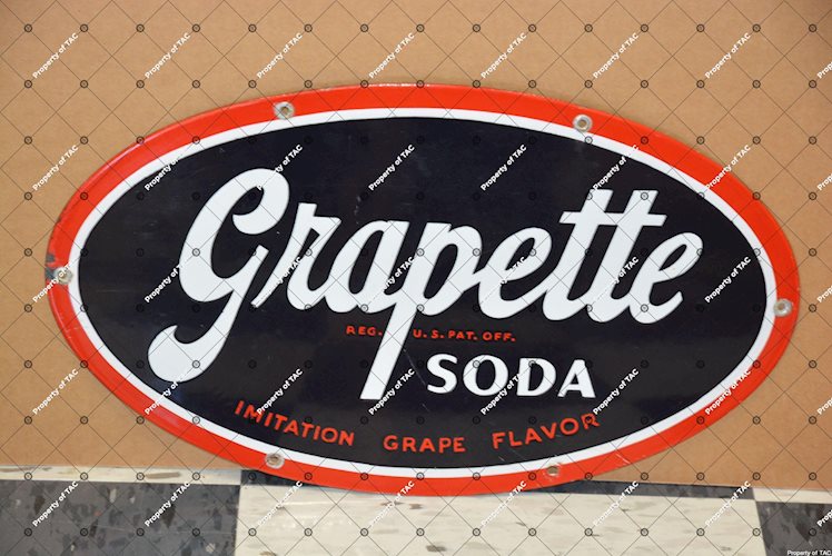 Grapette Soda sign