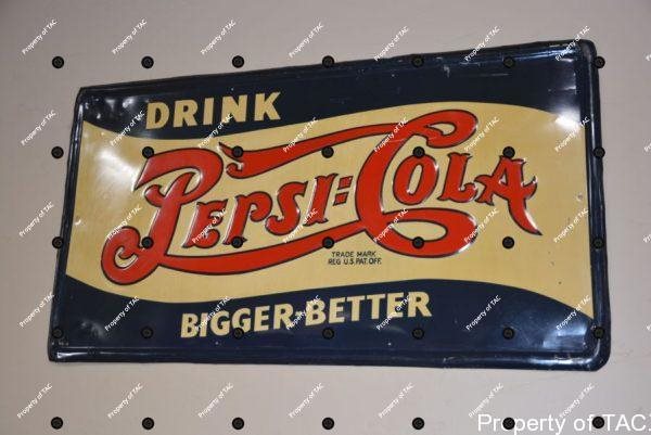 Drink Pepsi:Cola Bigger-Better" sign"