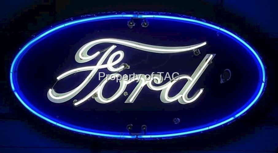 Ford Oval Porcelain Neon Sign
