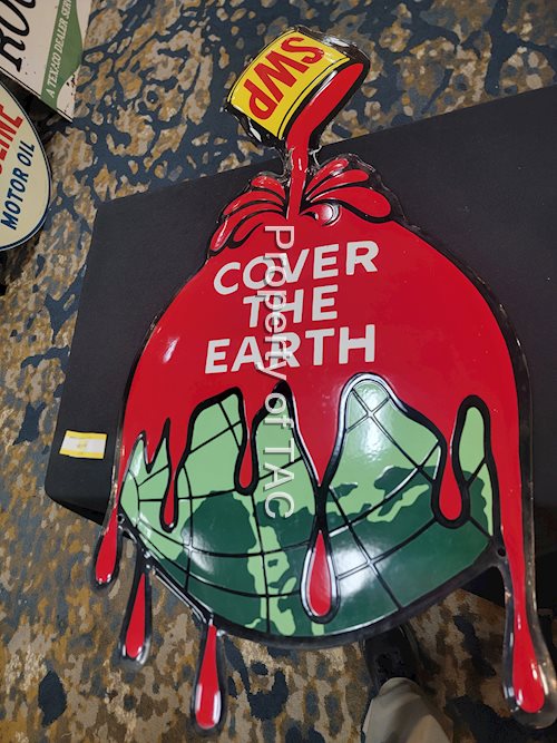 (Sherwin Williams) SWP Cover the Earth Porcelain Sign