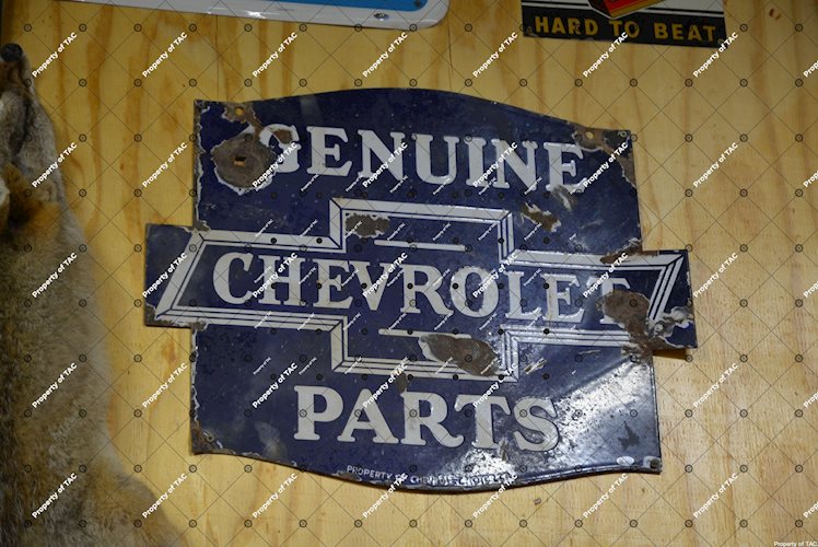 Genuine Chevrolet Parts sign