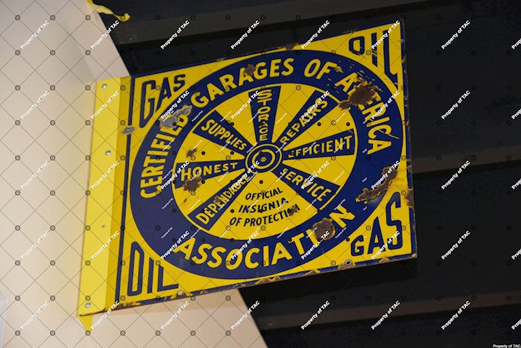 Certified Garages of America sign