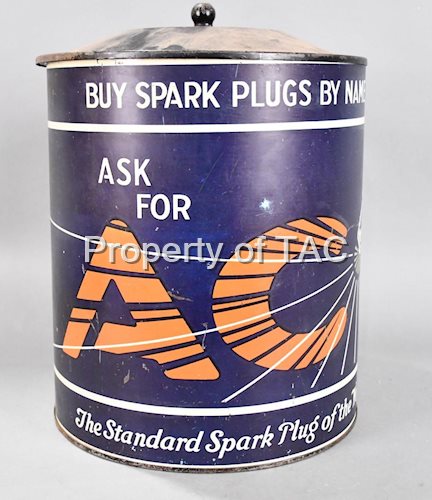 Ask for AC Spark Plugs By Name Counter-Top Point of Sale Metal Display