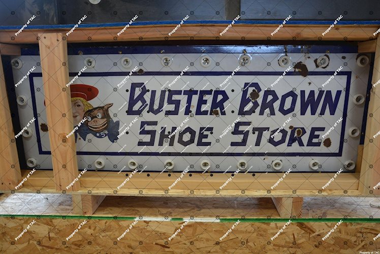 Buster Brown Shoe Store w/logo sign
