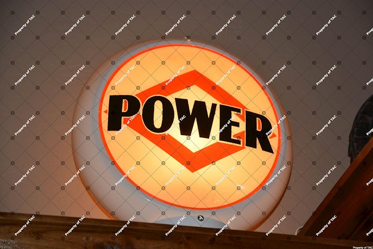 (D-X) Power 13.5 single globe lens"