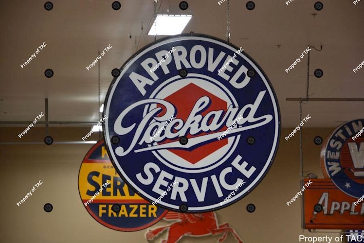 Packard Approved Service sign