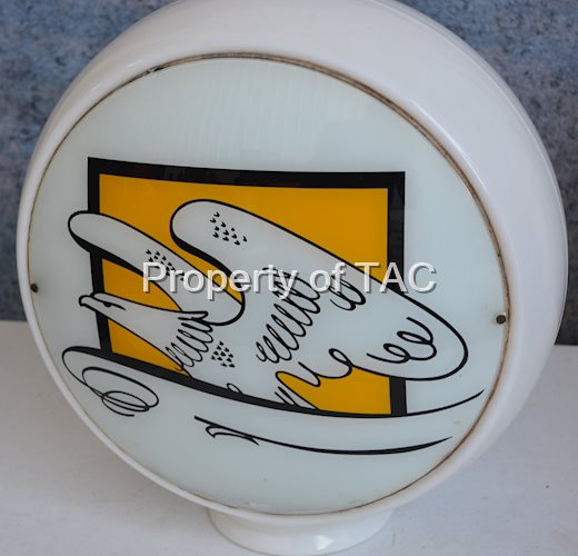 Unknown Brand Eagle Logo 13.5" Single Globe Lens