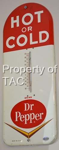 Dr. Pepper Hot or Cold Metal Thermometer