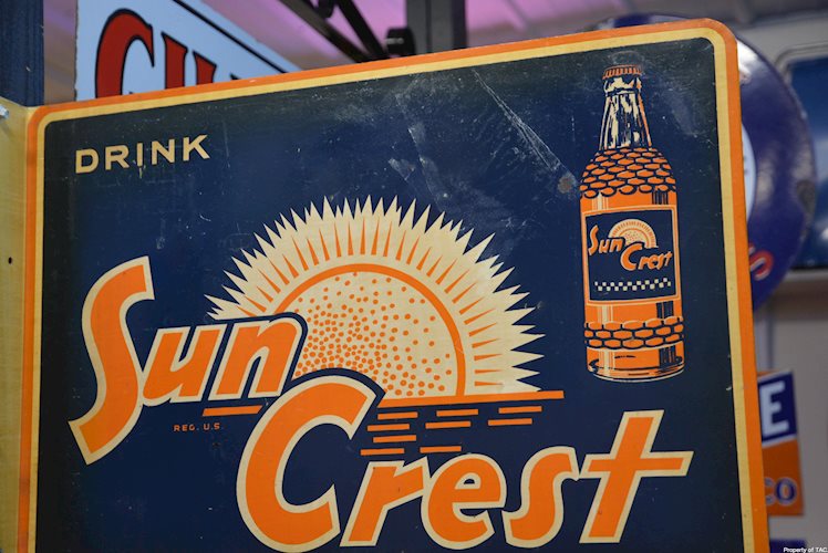 Sun Crest w/bottle sign