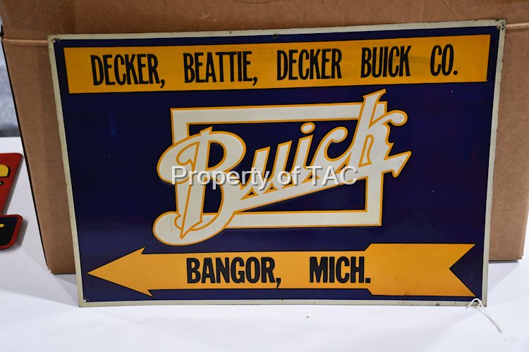 Buick w/Logo Metal Sign