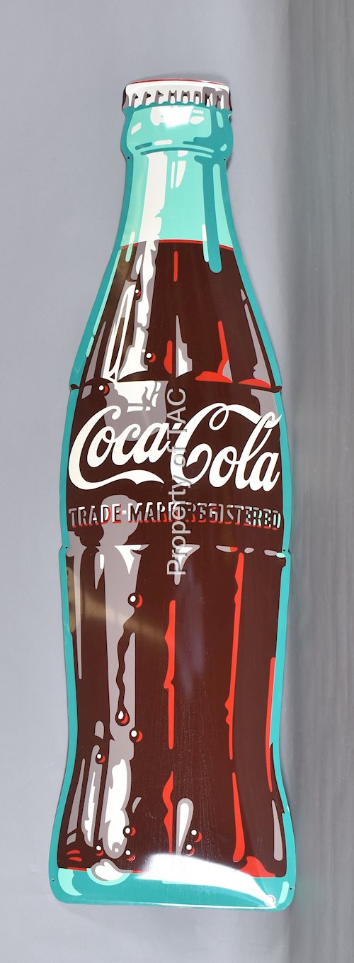 Coca-Cola Metal Bottle Sign (6ft)