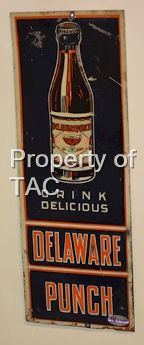 Delaware Punch Metal Sign