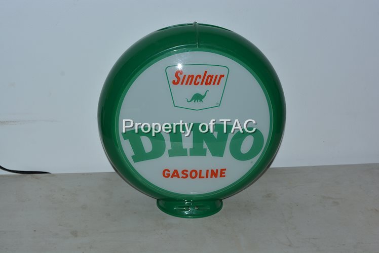 Sinclair Gasoline w/Dino 13.5"D. Single Globe Lens