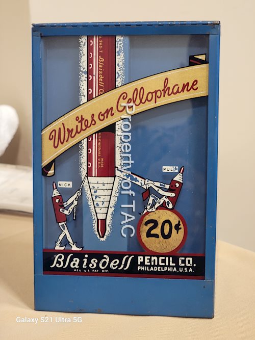 Blaisdell Pencil Metal Point of Sale Display