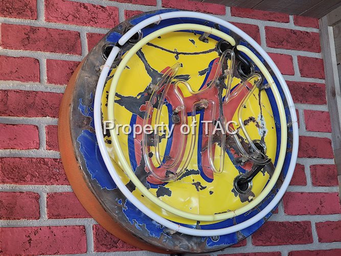 (Chevrolet) Ok Porcelain Sign