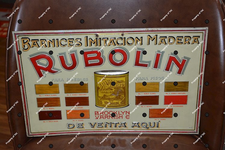 Rubolin Brooklyn Varnish De Venta Aqui Metal Sign