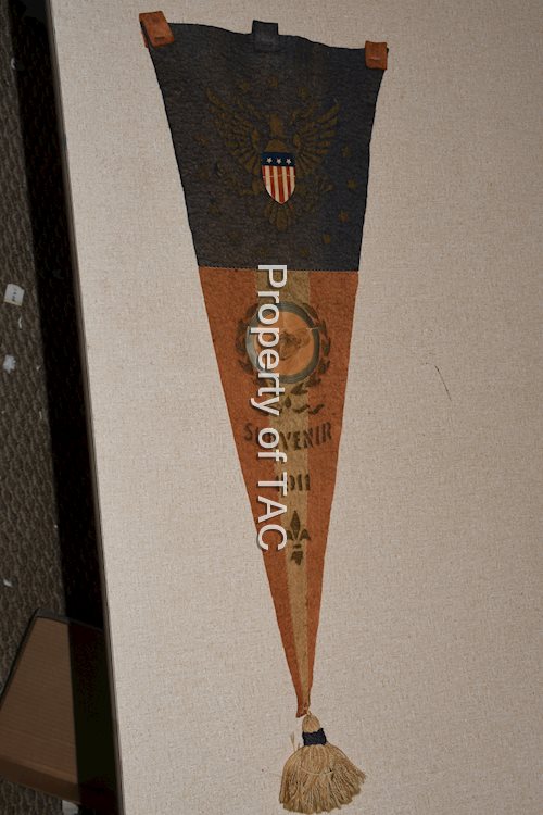 1911 Souvenir Felt Pennant attributed to the First Indianapolis 500 Race