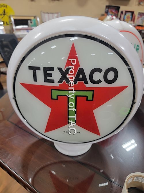 Texaco (black-T) Star Logo 13.5" Globe Lenses