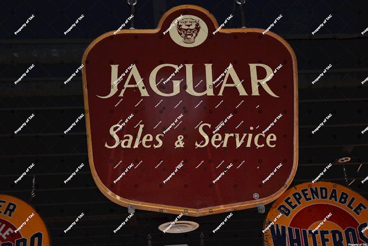 Jaguar Sales & Service sign
