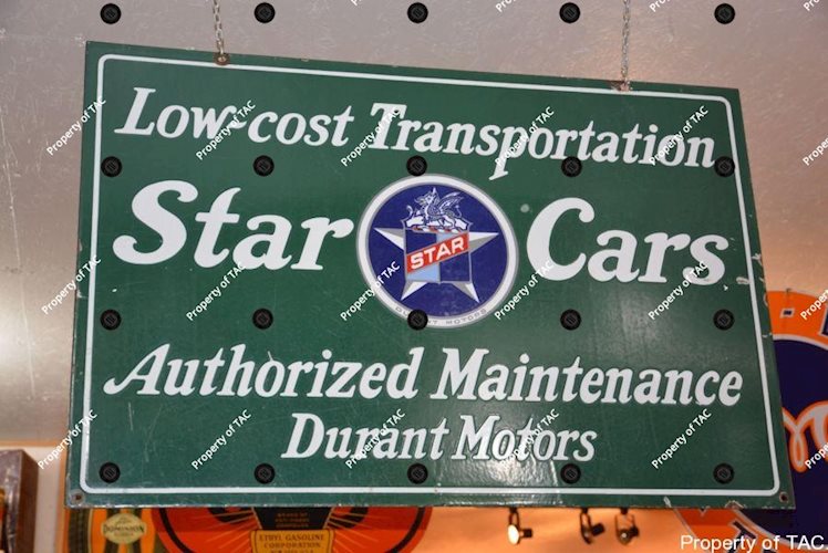 Star Car Authorized Maintenance Durant Motors sign