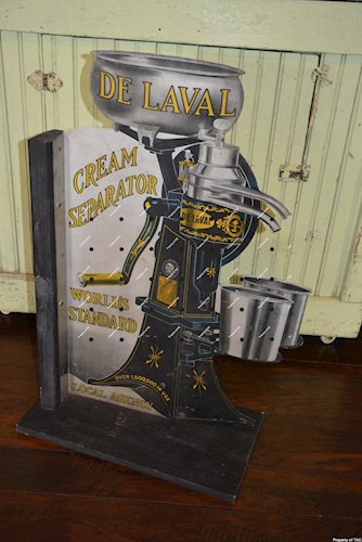 DeLaval Cream Separator World Standard" sign"