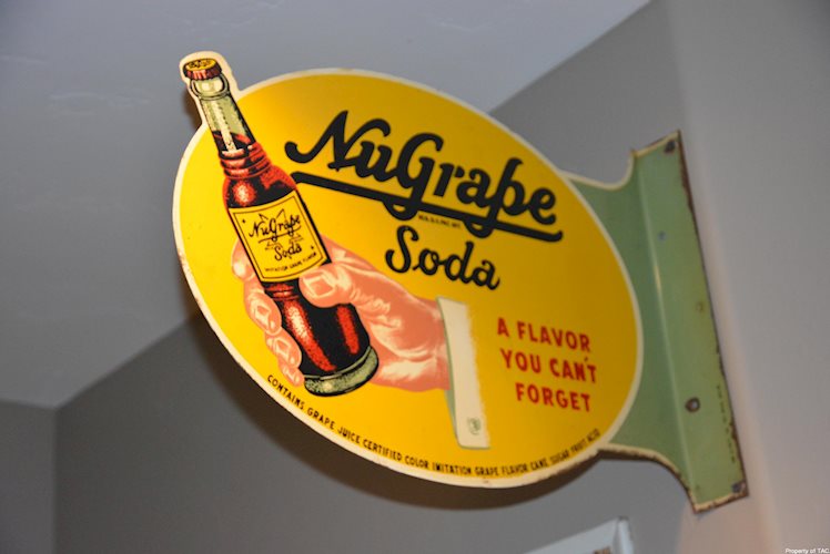 NuGrape Soda A Flavor you cant forget" sign"