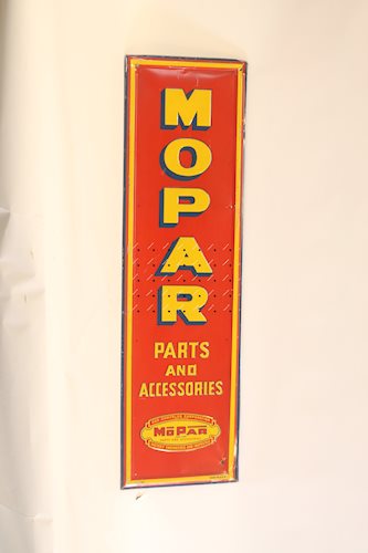 Mopar Parts and Accessories" w/logo sign"