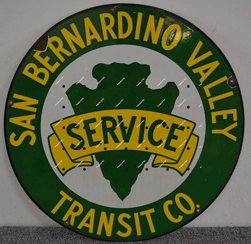 San Bernardino Valley Service Truck Door Sign