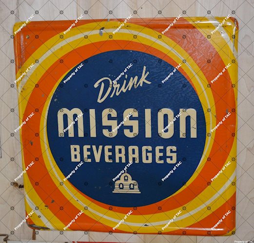 Drink Mission Beverages w/logo sign
